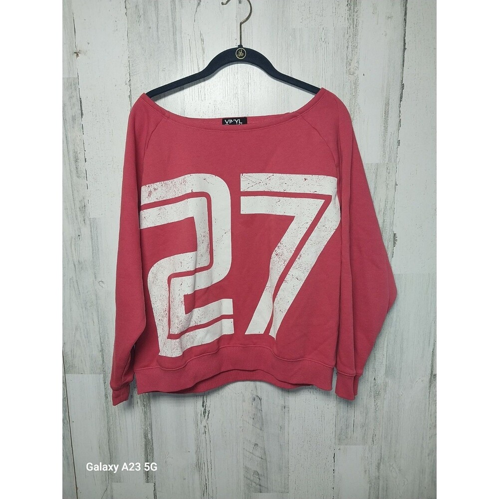 Vinyl Icons Women's Large Cropped Sweatshirt